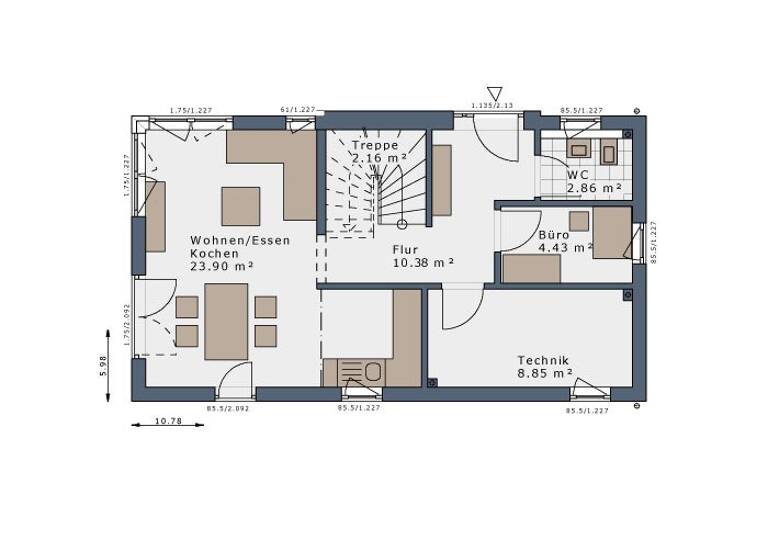 Einfamilienhaus zur Miete - Erstbezug 1.707 € 5 Zimmer 106 m² 865 m² Grundstück Spangenberg 34286