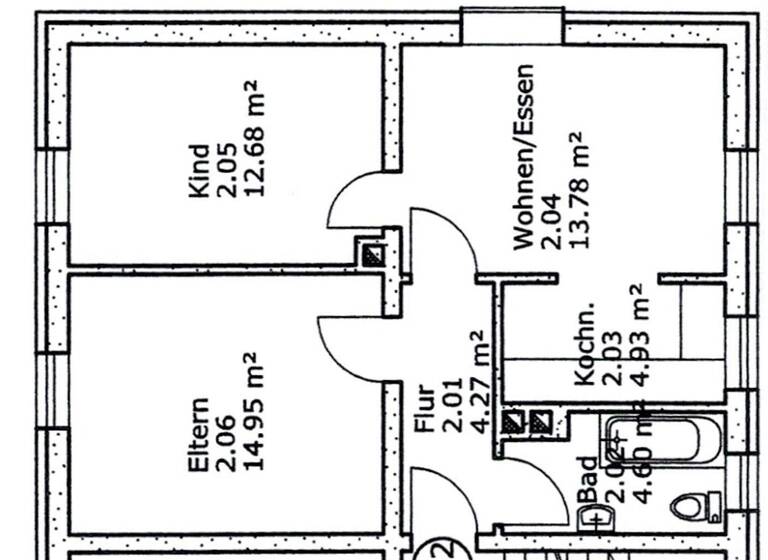 Sonstiges zum Kauf als Kapitalanlage geeignet 180.000 € 3 Zimmer 55,3 m² Oberhausen 86697