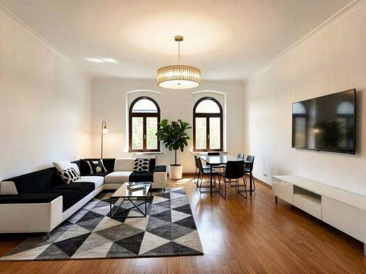 Wohnung zur Miete 1.199 € 3 Zimmer 94 m² 3. Geschoss Hegelstraße 8 Altstadt Magdeburg 39104