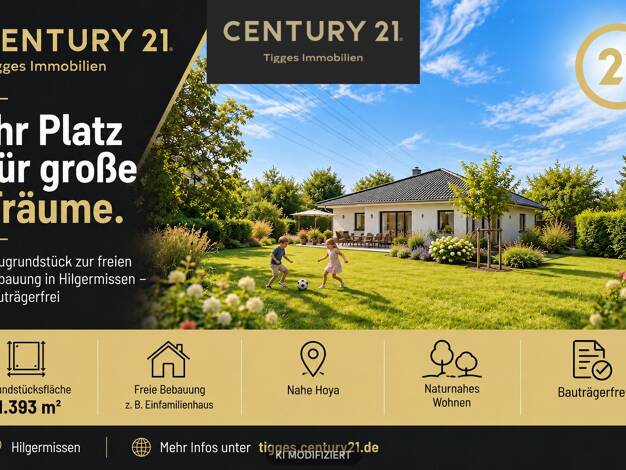 Grundstück zum Kauf 59.000 € 1.393 m² Grundstück Mehringen Hilgermissen 27318
