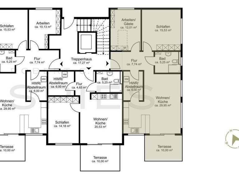 Wohnung zum Kauf - Erstbezug provisionsfrei 380.000 € 3 Zimmer 80,5 m² Elmendorf Bad Zwischenahn 26160