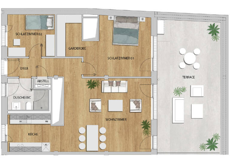 Wohnung zur Miete 1.232 € 3 Zimmer 107,1 m²<br/>Wohnfläche 2.<br/>Geschoss Hofgeismar Hofgeismar 34369