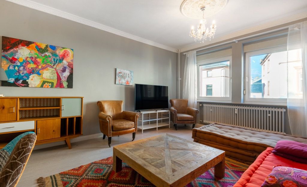 Wohnung zur Miete Wohnen auf Zeit 2.150 € 2 Zimmer 58 m²<br/>Wohnfläche 22.01.2025<br/>Verfügbarkeit Wasserweg Sachsenhausen - Nord Frankfurt am Main 60594