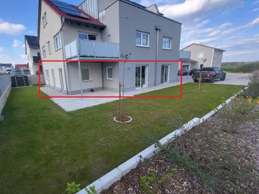 Terrassenwohnung zur Miete 1.020 € 4,5 Zimmer 102 m² EG frei ab 01.11.2026 Rosine-Speicher-Straße 8 Wolframs-Eschenbach Wolframs-Eschenbach 91639