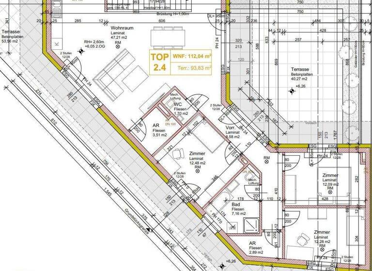Wohnung zum Kauf - Erstbezug 504.000 € 4 Zimmer 112 m² frei ab sofort Münichsthal 2122