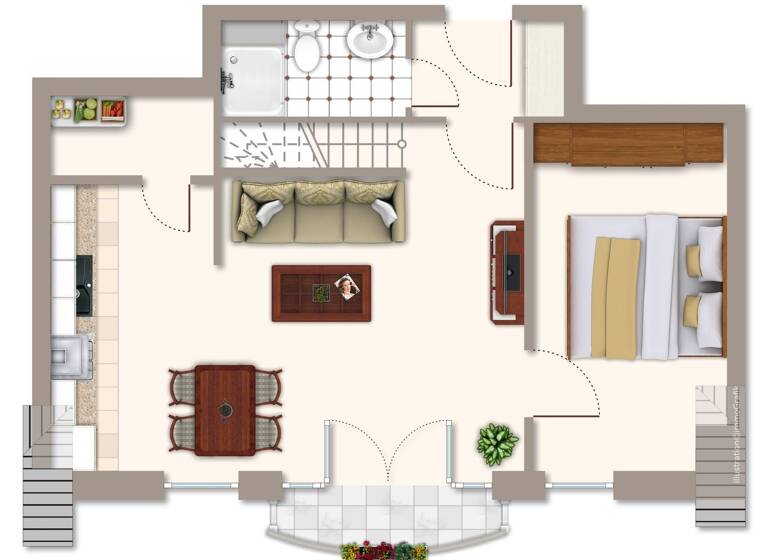 Maisonette zum Kauf 199.999 € 3 Zimmer 56,1 m² Dorfstraße 3a Middelhagen 18586
