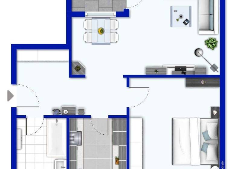 Wohnung zum Kauf 267.000 € 2 Zimmer 70 m² Gropiusstadt Berlin 12353