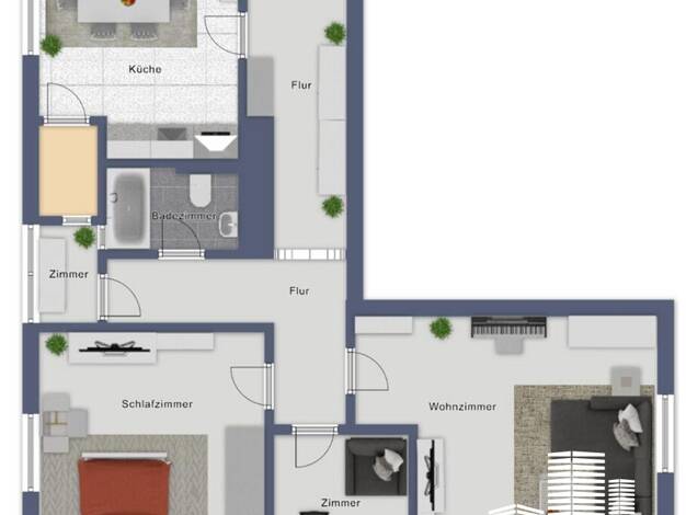 Wohnung zum Kauf 269.900 € 3 Zimmer 76,4 m² 2. Geschoss Bärenkeller Bärenkeller 86156