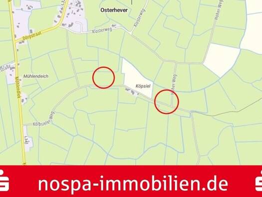 Land-/Forstwirtschaft zum Kauf 175.342 € 48.706 m² Grundstück Osterhever 25836