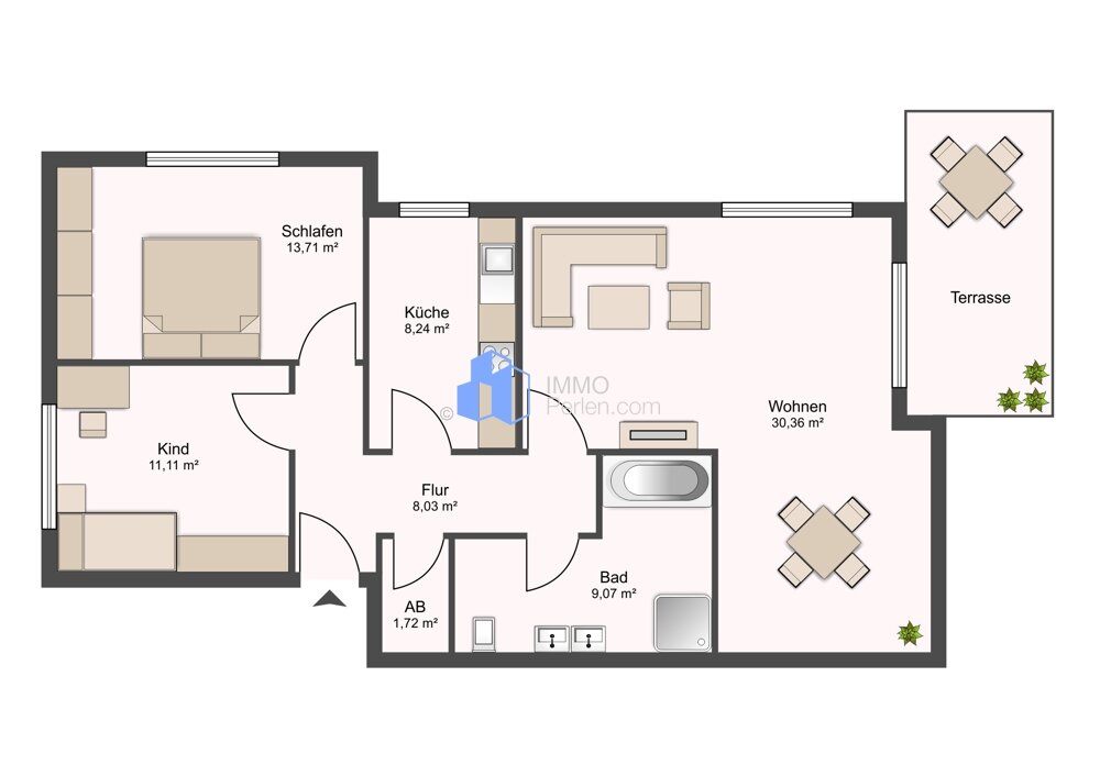 Wohnung zum Kauf 240.000 € 3 Zimmer 85 m²<br/>Wohnfläche Großenritte Baunatal / Großenritte 34225