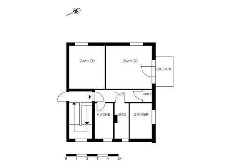Wohnung zur Miete 623 € 2,5 Zimmer 56,1 m² frei ab 08.03.2026 Bromberger Straße 97 Gröpelingen Bremen 28237