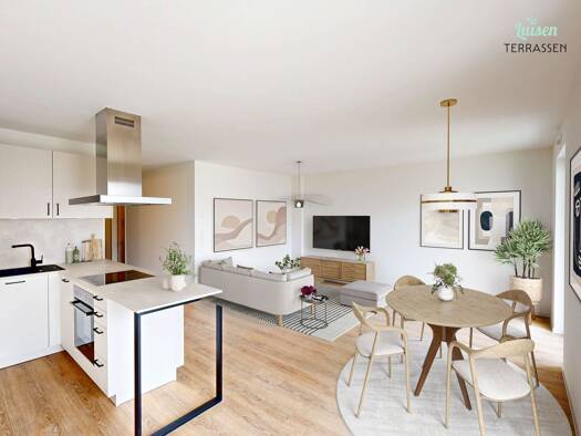 Wohnung zur Miete - Erstbezug 1.130 € 2 Zimmer 57,7 m² 3. Geschoss Rheinstraße 25 Darmstadt Darmstadt 64283
