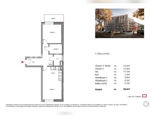 Wohnung zur Miete Tauschwohnung 1.485 € 2 Zimmer 59 m² 1. Geschoss Osdorf Hamburg 22761