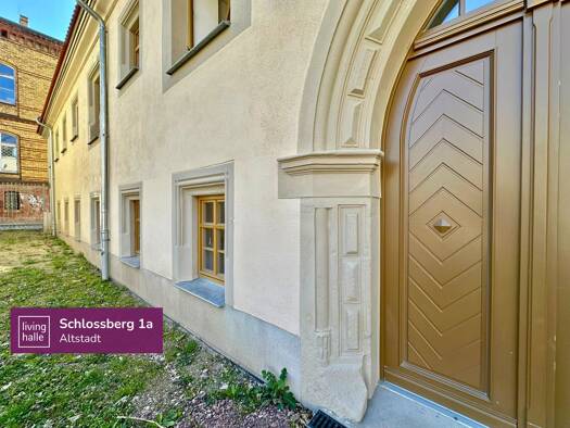 Wohnung zur Miete 925 € 2 Zimmer 100,8 m² 1. Geschoss Schlossberg 1a Altstadt Halle / Mitte 06108