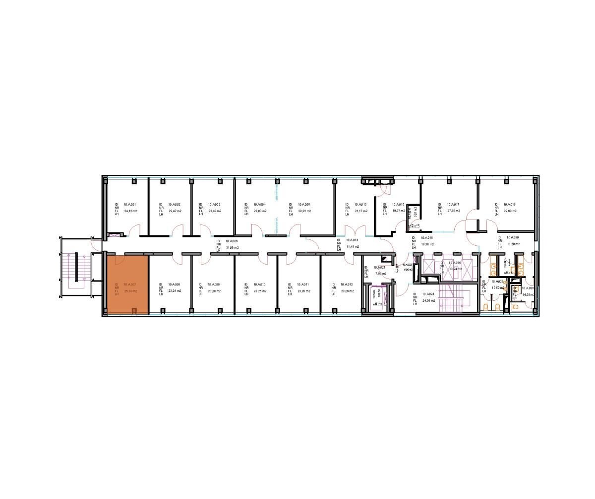 Bürofläche zur Miete 6,50 € 25,3 m²<br/>Bürofläche Hanauer Landstraße 328-330 Ostend Frankfurt 60314