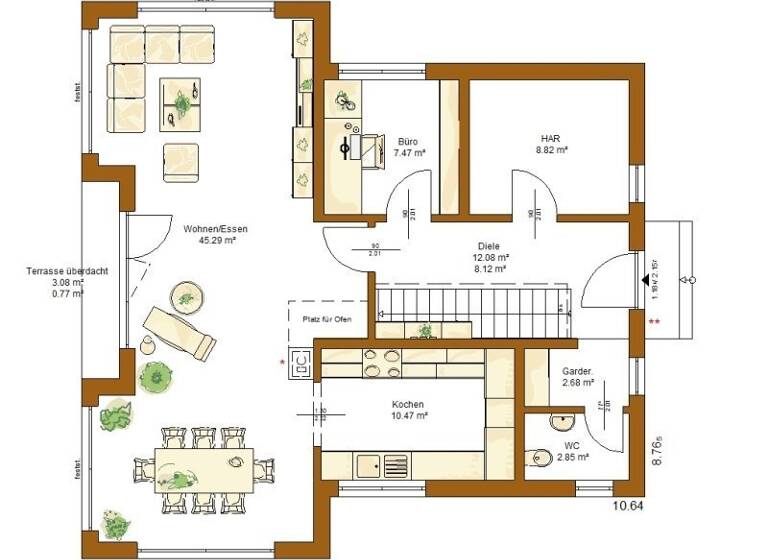Einfamilienhaus zum Kauf provisionsfrei 498.000 € 5 Zimmer 162 m² 619 m² Grundstück Weißbach 74679