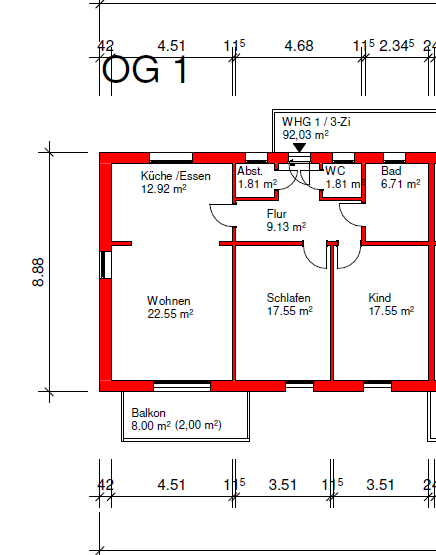 Immobilie in Ohlsbach - Voranzeige - Neubauprojekt?:?10-Familienhaus Hier. Wohnung Nr. 1 - Bild 2