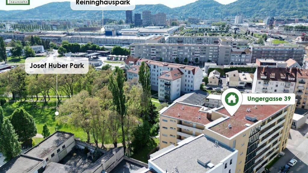 Wohnung zur Miete 573 € 2,5 Zimmer 64,5 m² 2. Geschoss Ungergasse 39 Gries Graz 8020