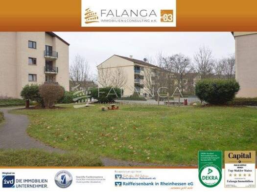 Wohnung zur Miete 740 € 2 Zimmer 57 m² EG Bretzenheim Mainz / Bretzenheim 55128