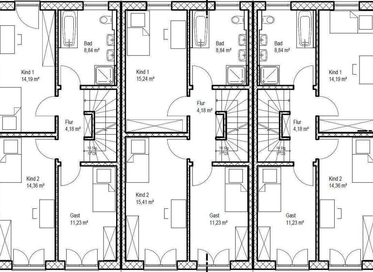 Reihenmittelhaus zur Miete - Erstbezug 2.090 € 5 Zimmer 146 m² 117 m² Grundstück frei ab sofort Adelshofen 82276