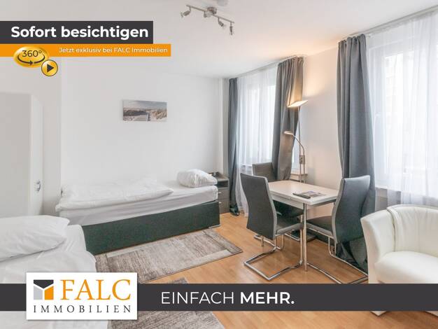 Wohnung zur Miete 1.800 € 1 Zimmer 30,8 m² 3. Geschoss Schützenbahn 15 Stadtkern Essen 45127
