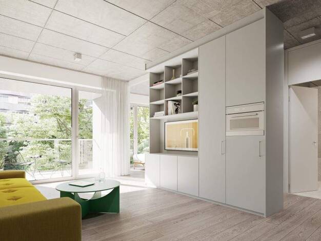 Studio zum Kauf - Neubau provisionsfrei 638.000 € 2 Zimmer 42,2 m² 3. Geschoss frei ab sofort Johannisstraße 13 Mitte Berlin 10117