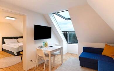Wohnung zur Miete Wohnen auf Zeit 1.600 € 1 Zimmer 40 m² frei ab 31.12.2028 Oberer Wingertweg 0 Nordstadt - Stadtviertel 081 Pforzheim 75177