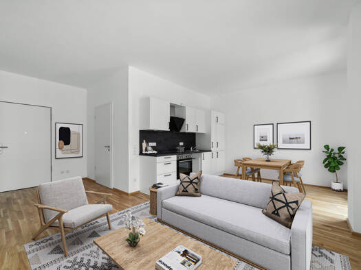 Wohnung zur Miete 855 € 2 Zimmer 43,8 m² 2. Geschoss frei ab sofort Ludwigsburger Str. 109 Zuffenhausen Stuttgart 70435