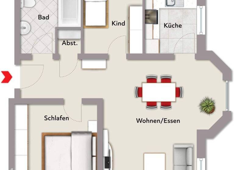 Wohnung zum Kauf 152.000 € 4 Zimmer 83 m² Brilon 59929