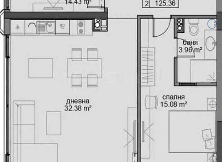 Studio zum Kauf 363.400 € 3 Zimmer 125,4 m² Ravda