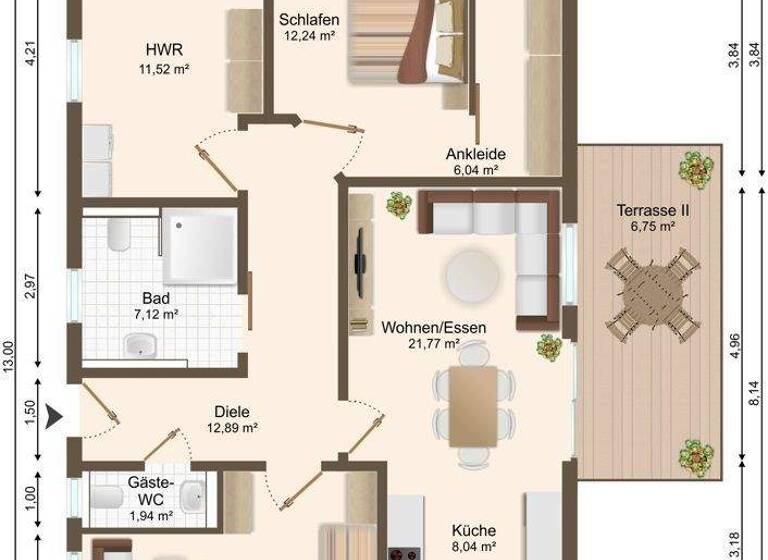 Einfamilienhaus zum Kauf 309.000 € 3 Zimmer 103,5 m² 587 m² Grundstück Dörpling 25794