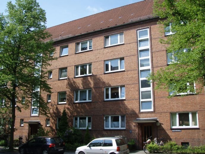 Wohnung zur Miete 463 € 2 Zimmer 48,4 m²<br/>Wohnfläche 3.<br/>Geschoss Heinskamp 24 Barmbek - Süd Hamburg 22081