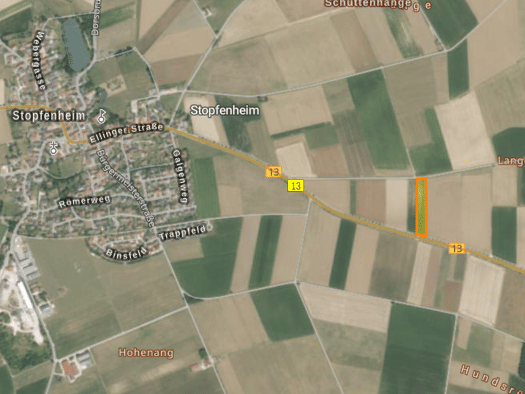 Land-/Forstwirtschaft zum Kauf 42.167 € 7.956 m² Grundstück Stopfenheim Ellingen 91792