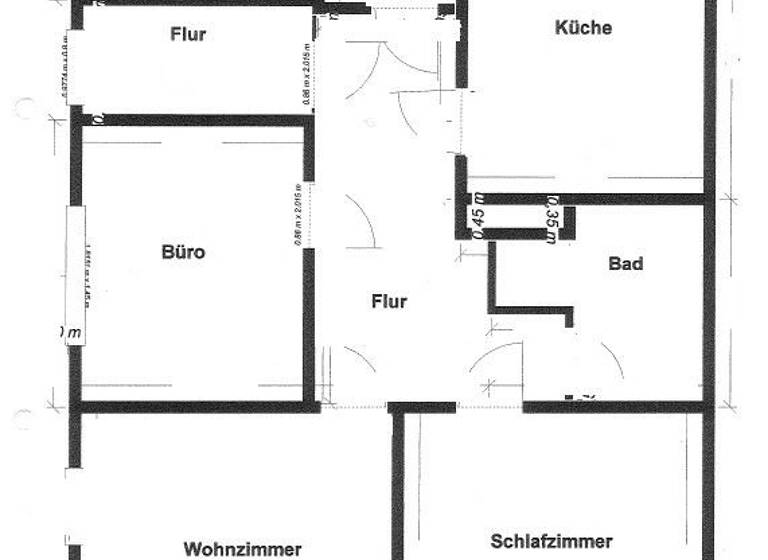 Wohnung zur Miete 570 € 3 Zimmer 79 m² frei ab sofort Hohe Str. 59 Syke 28857