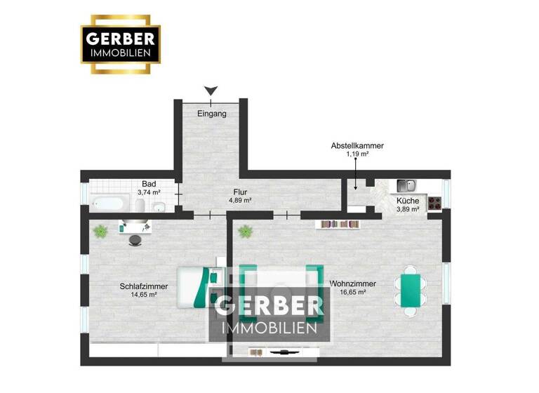 Wohnung zum Kauf 88.000 € 2 Zimmer 44 m² Innenstadt Hof 95030