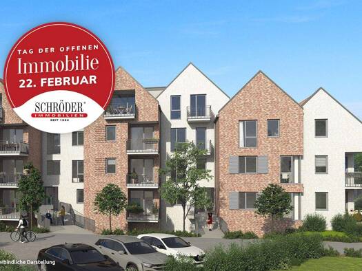 Wohnung zum Kauf - Erstbezug provisionsfrei 363.000 € 2 Zimmer 61,3 m² 3. Geschoss Am krummen Deich 1b Winsen Winsen (Luhe) 21423