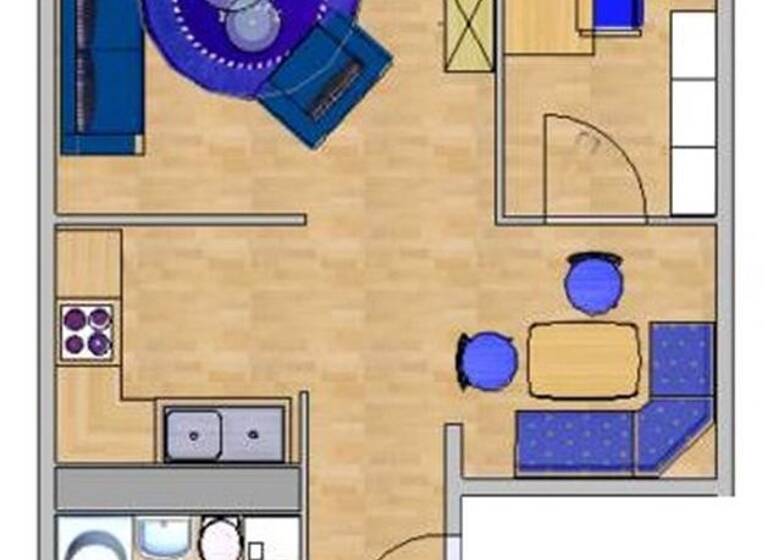 Wohnung zur Miete 315 € 3 Zimmer 57,3 m² 2. Geschoss frei ab sofort Frankenberg 09669