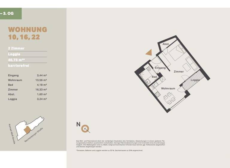 Wohnung zum Kauf - Erstbezug provisionsfrei 320.000 € 2 Zimmer 40,7 m² 3. Geschoss frei ab 01.06.2026 Reichenberger Straße 11 Alt-Hohenschönhausen Berlin 13055