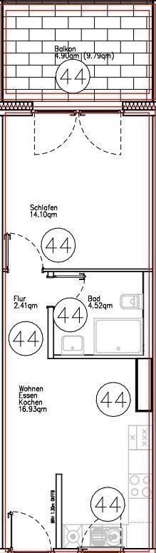 Wohnung zum Kauf provisionsfrei 225.000 € 2 Zimmer 43 m²<br/>Wohnfläche 2.<br/>Geschoss Werner-von-Siemens-Allee 10 Röthenbach Röthenbach an der Pegnitz 90552