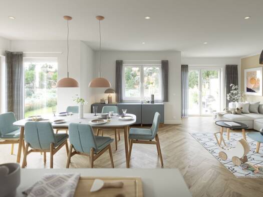 Einfamilienhaus zum Kauf provisionsfrei 325.850 € 4 Zimmer 104 m² 735 m² Grundstück Kerspenhausen Niederaula 36272