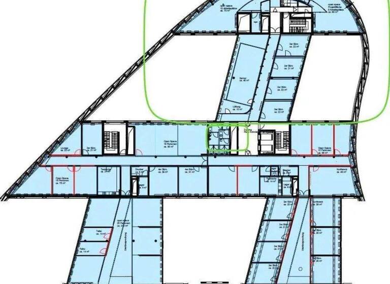 Bürofläche zur Miete provisionsfrei 32 € 2.098 m² Bürofläche teilbar ab 257 m² Schwanthalerhöhe München 80339
