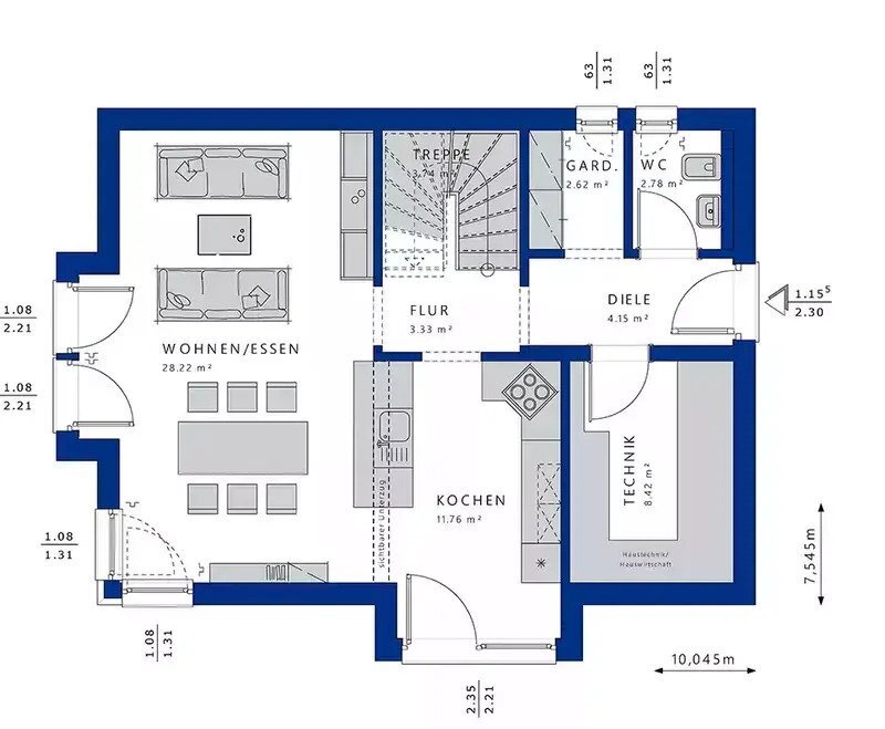 Haus zum Kauf 559.970 € 4 Zimmer 137 m²<br/>Wohnfläche 776 m²<br/>Grundstück Brendlorenzen Bad Neustadt an der Saale 97616