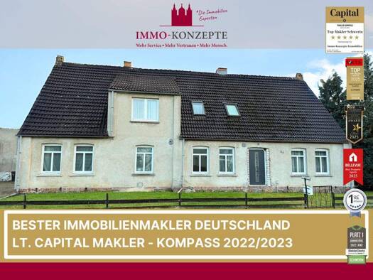 Mehrfamilienhaus zum Kauf - Erstbezug 235.000 € 10 Zimmer 160 m² 1.331 m² Grundstück Peckatel Plate / Peckatel 19086