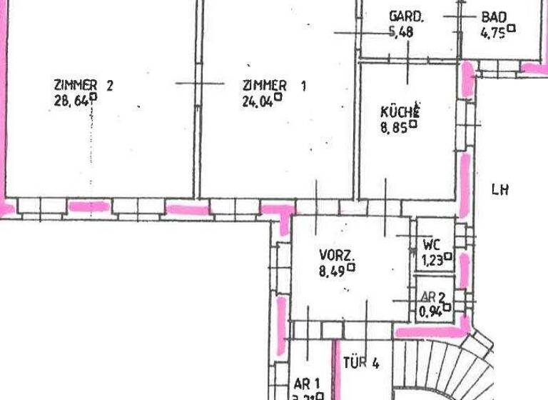 Wohnung zur Miete 1.518 € 2 Zimmer 85,6 m² Wien 1010