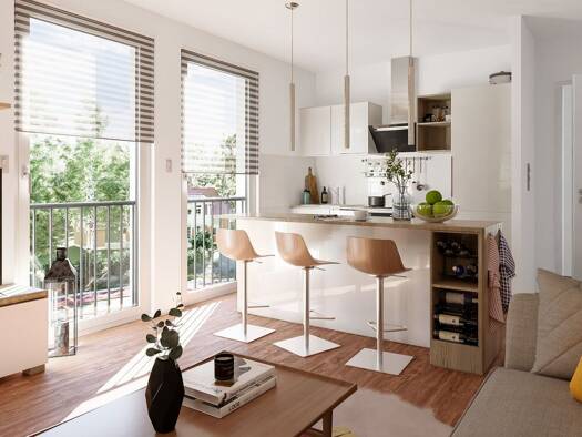 Wohnung zum Kauf - Erstbezug provisionsfrei 259.990 € 2 Zimmer 50 m² EG Kunigund-Niklasin-Straße 182 Gebersdorf Nürnberg 90449