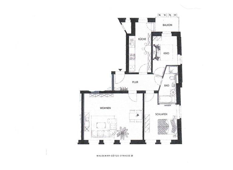 Wohnung zum Kauf 155.000 € 3 Zimmer 75,4 m²<br/>Wohnfläche 2.<br/>Geschoss Thekla Leipzig 04349