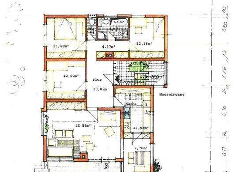 Wohnung zur Miete Wohnen auf Zeit 2.415 € 5 Zimmer 112 m² frei ab sofort Frauenaurach Erlangen 91056