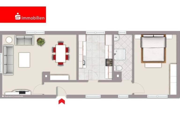 Wohnung zur Miete 550 € 2 Zimmer 65 m² frei ab 01.06.2026 Sondershausen 99706