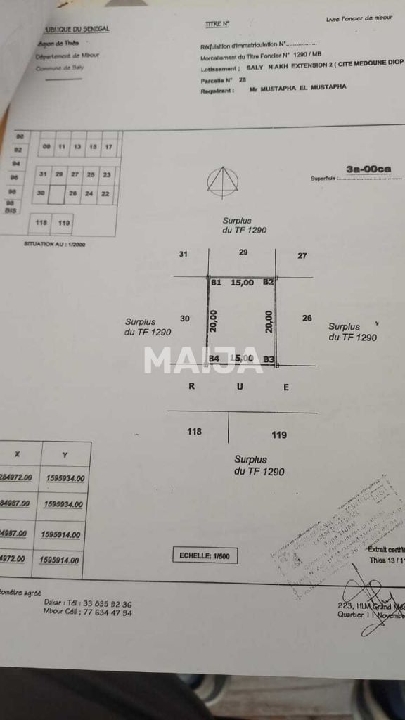 Grundstück zum Kauf 31.693 € 300 m²<br/>Grundstück Orkadiere Saly Port