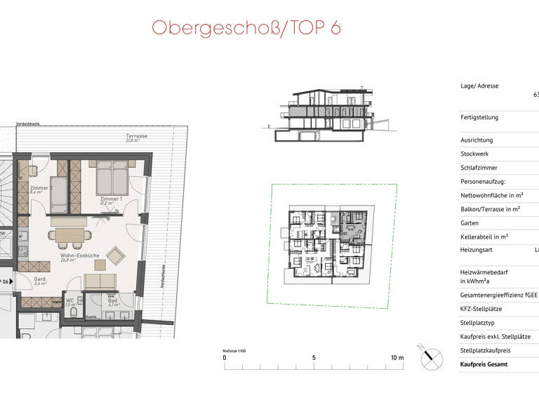 Wohnung zum Kauf - Erstbezug 691.000 € 3 Zimmer 56,4 m² EG Kirchdorf in Tirol 6382